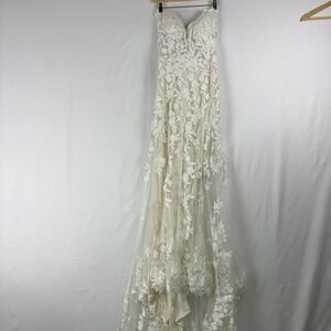 madison james Madison James Ivory Floral Wedding Gown